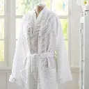 Waffle-Print Bathrobes