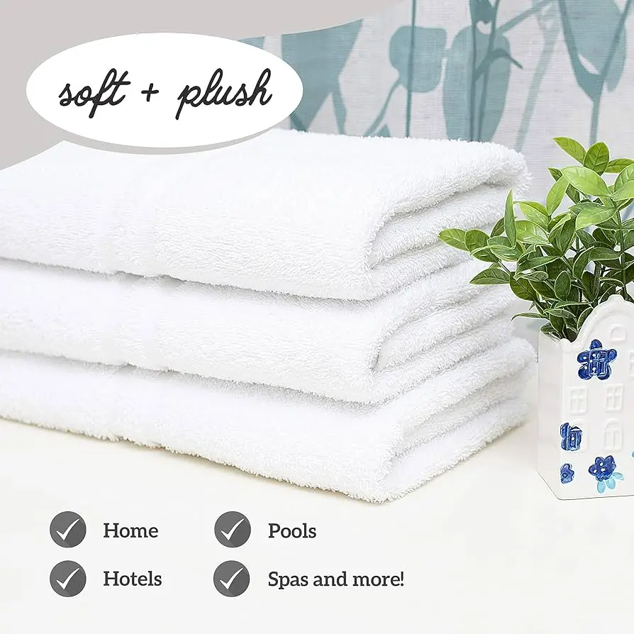 White Polo Towels-Medium (70*140)