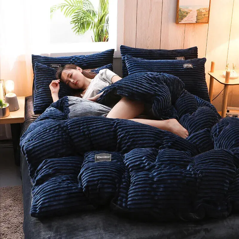 4-Piece Velvet Duvet Sets