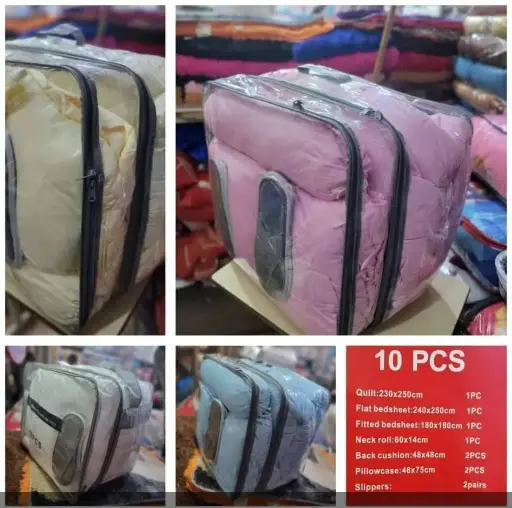 11- Pieces Plain Duvet Set