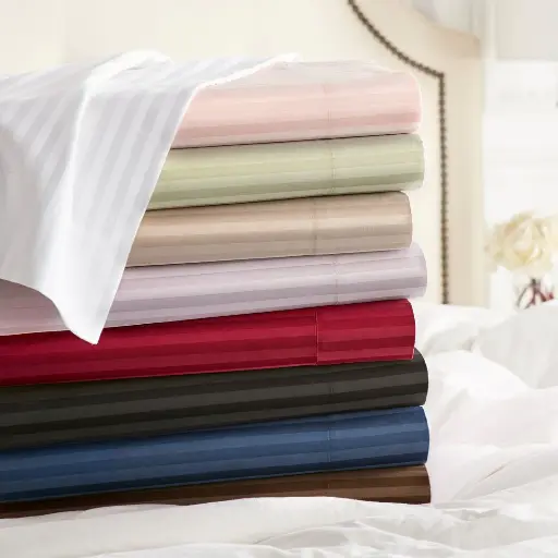 4-Piece Set Hotel Collection Plain Bed Sheets