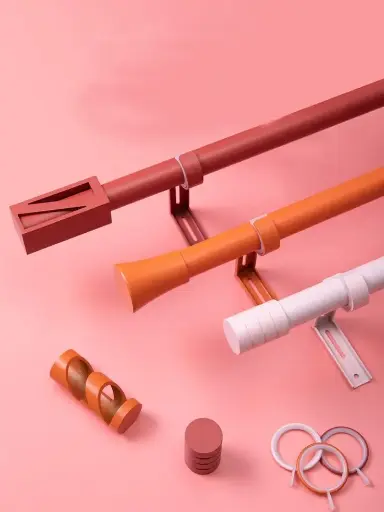 6-Meter Plastic Curtain Rod Set